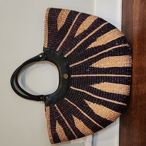 Extra Large Tory Burch Straw Beach Bag